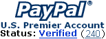 Verified PayPal USA Premier Member since the year 2000!
